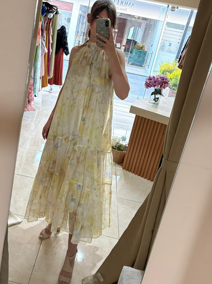 VESTIDO FLORAL YELLOW