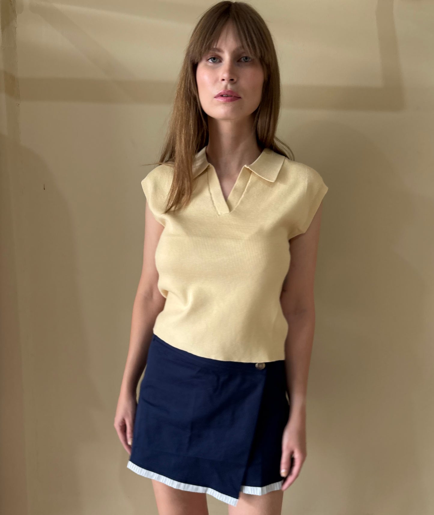 Blusa butter yellow