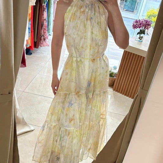 VESTIDO FLORAL YELLOW