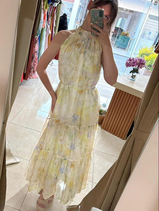 VESTIDO FLORAL YELLOW