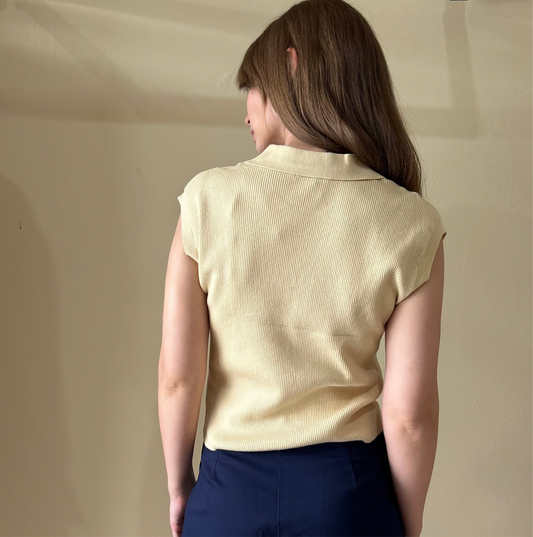 Blusa butter yellow