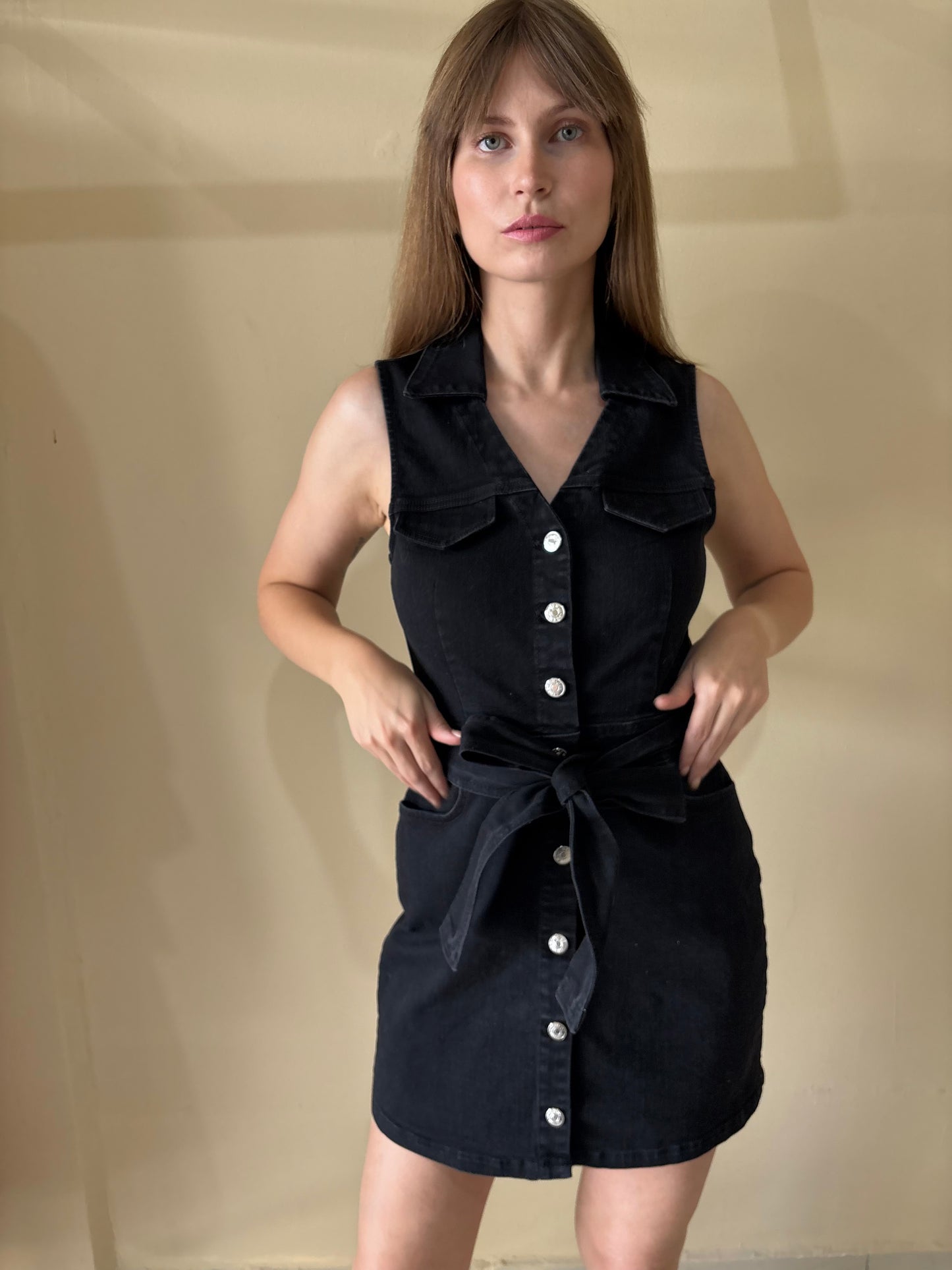 Vestido denim black