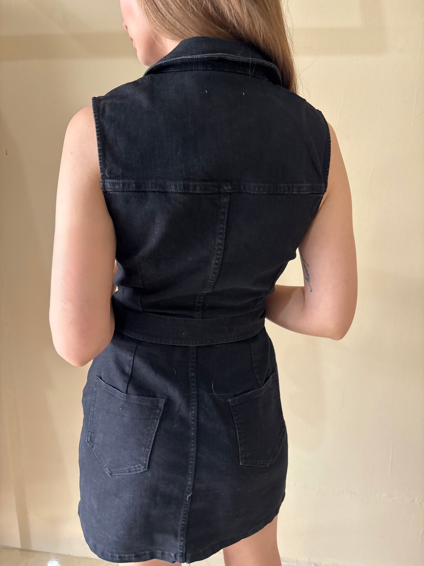 Vestido denim black
