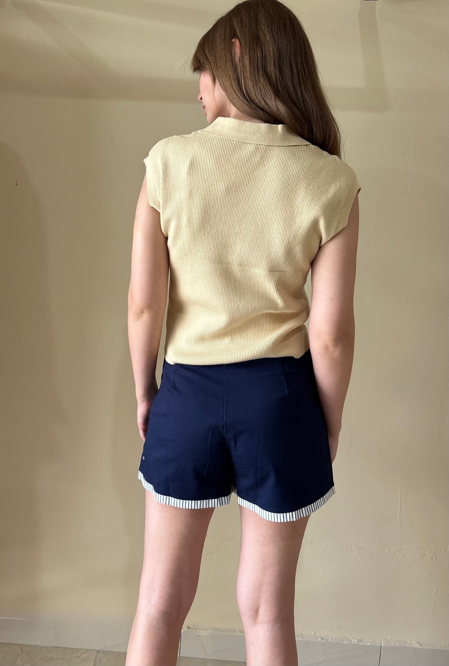 Falda short navy
