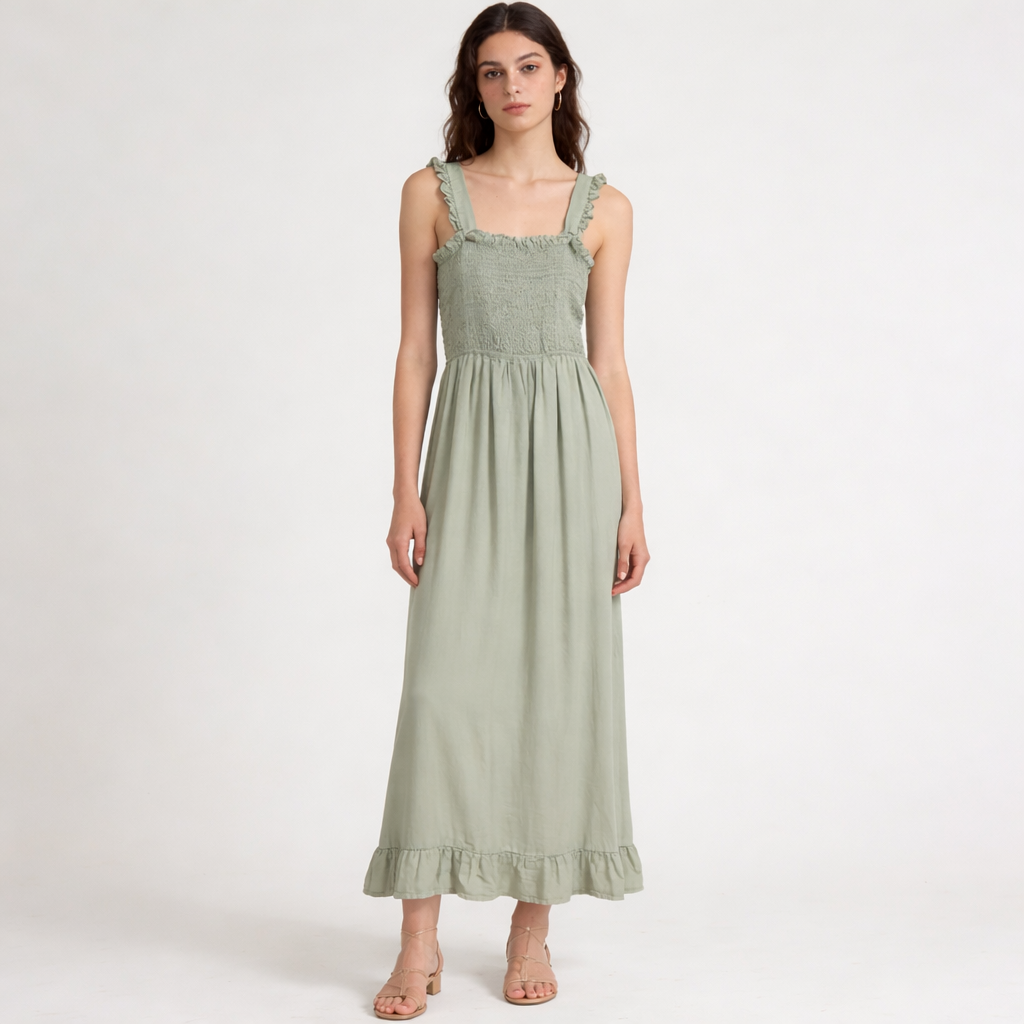 Vestido olivo