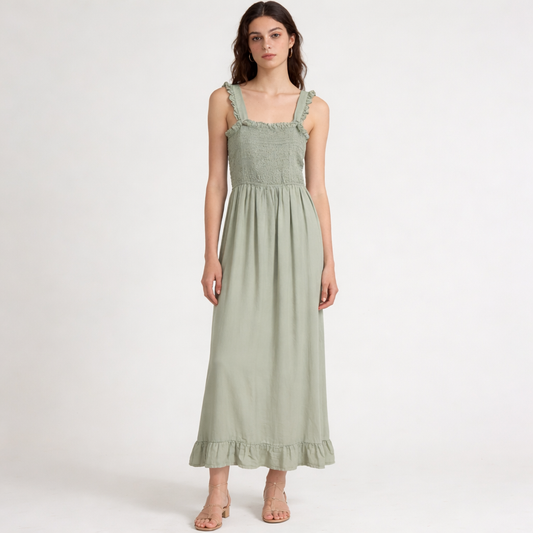 Vestido olivo